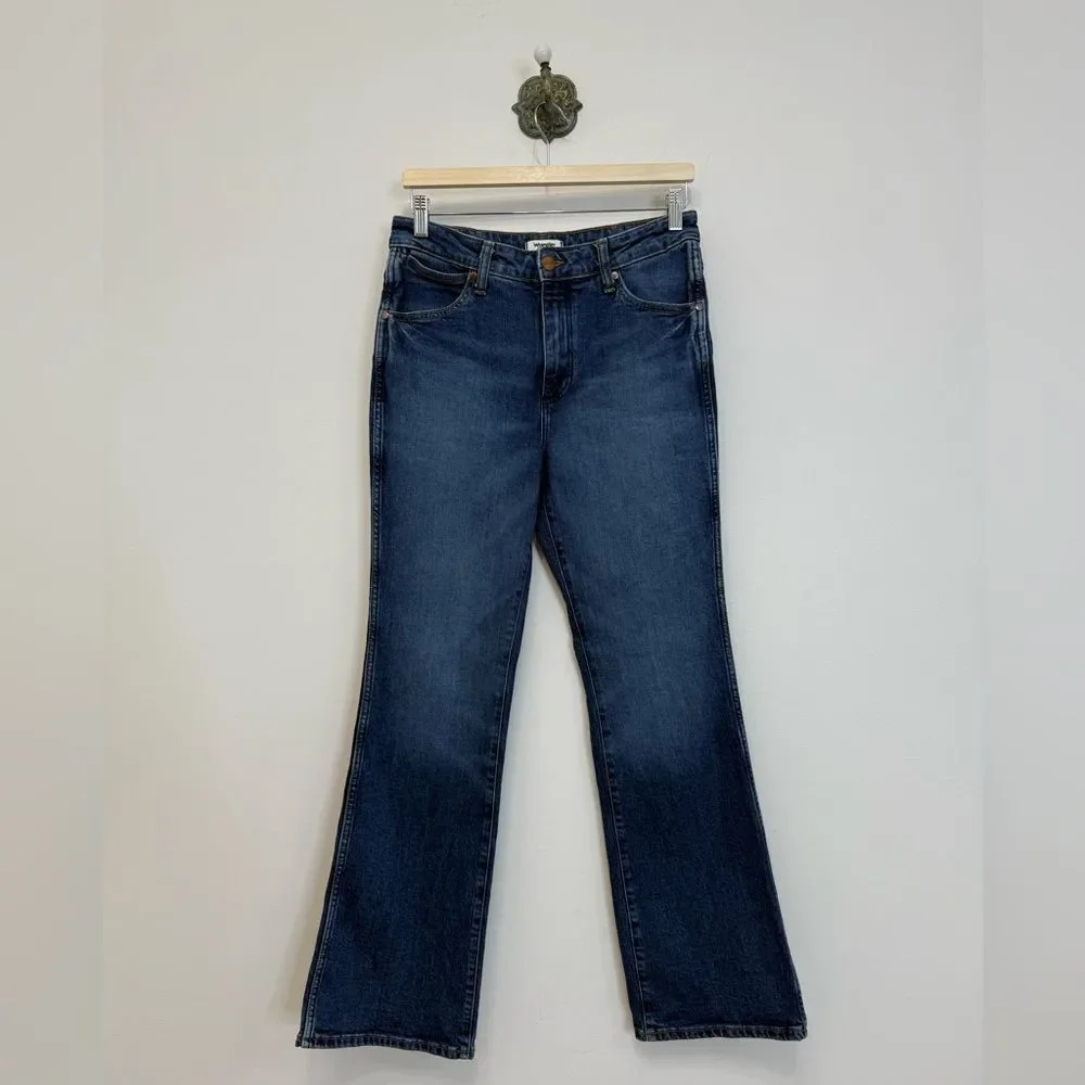Wrangler Westward 626 High Rise Bootcut Jeans Women 28 x 32 Western Rodeo Horse